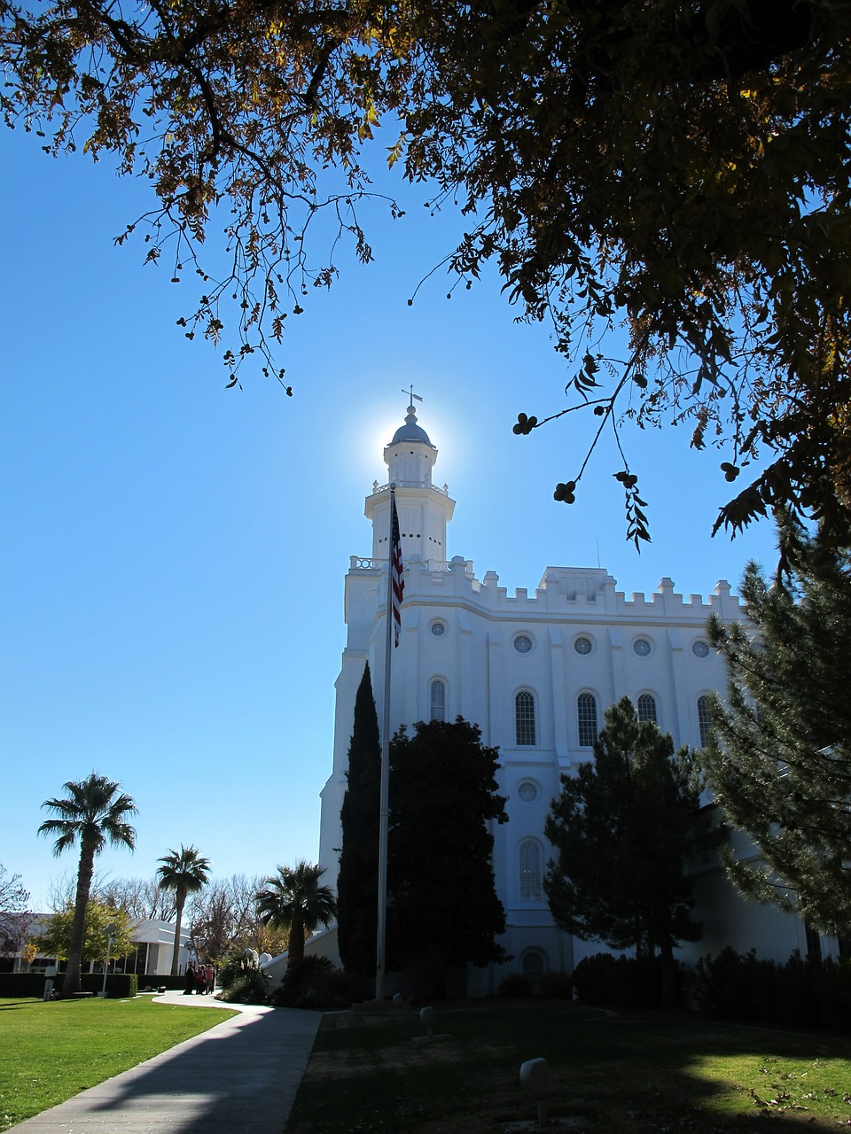 Saint George, Šventykla, Mormonas, Utah, Garbinimas, Tikėjimas, Bažnyčia, Religija, Dvasingumas, Saulė