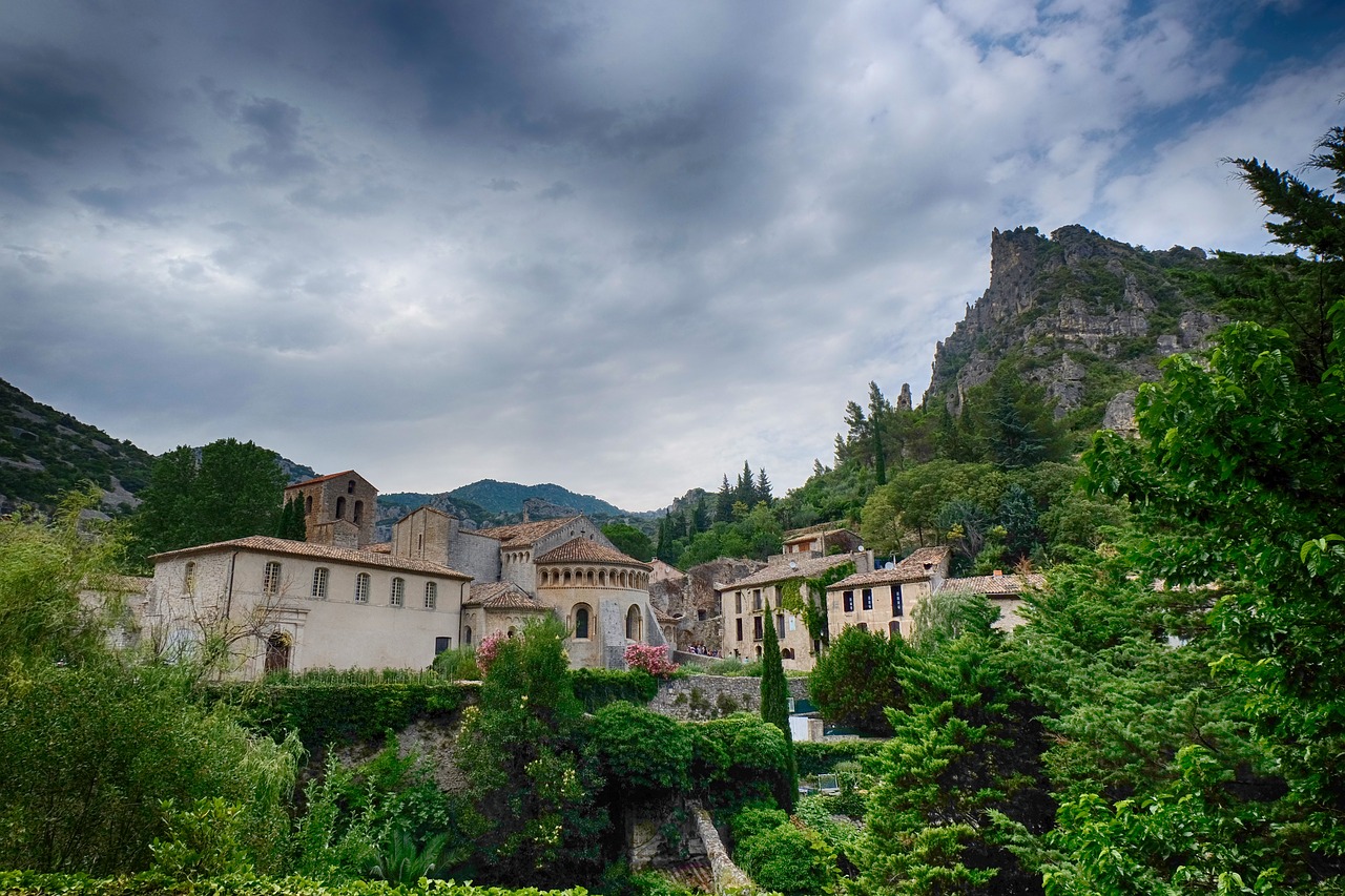 Saint-Guilhem, Kaimas, France, Nemokamos Nuotraukos,  Nemokama Licenzija