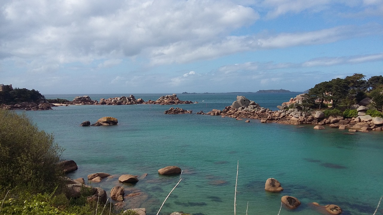 Saint-Guirec, Papludimys, France, Nemokamos Nuotraukos,  Nemokama Licenzija