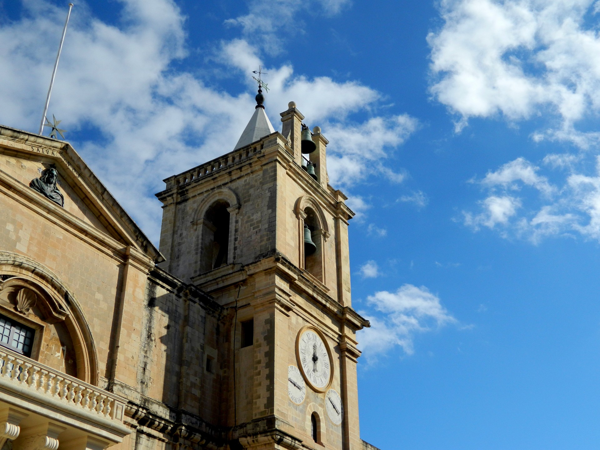 Katedra,  Bažnyčia,  Varpinė,  Bokštas,  Malta,  Valeta,  Panorama,  Riteriai,  Hospitallers,  Istorija