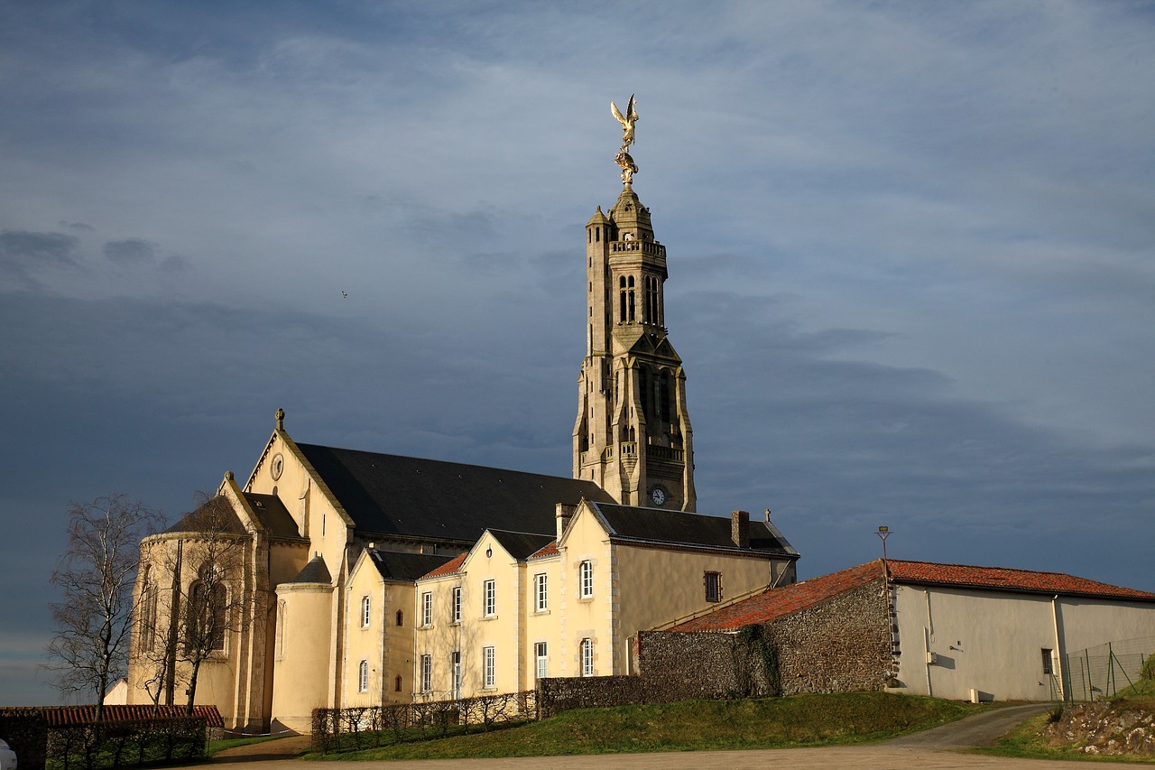 Saint Michel Mont Mercure, Bažnyčia, Vendée, Nemokamos Nuotraukos,  Nemokama Licenzija