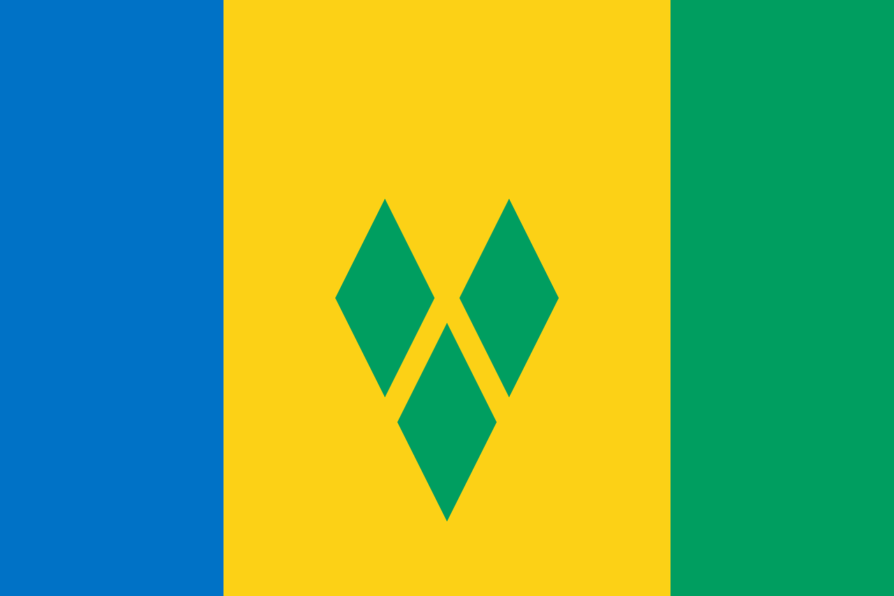 Saint Vincent, Grenadinai, Vėliava, Tautinė Vėliava, Tauta, Šalis, Ženminbi, Simbolis, Nacionalinis Ženklas, Valstybė