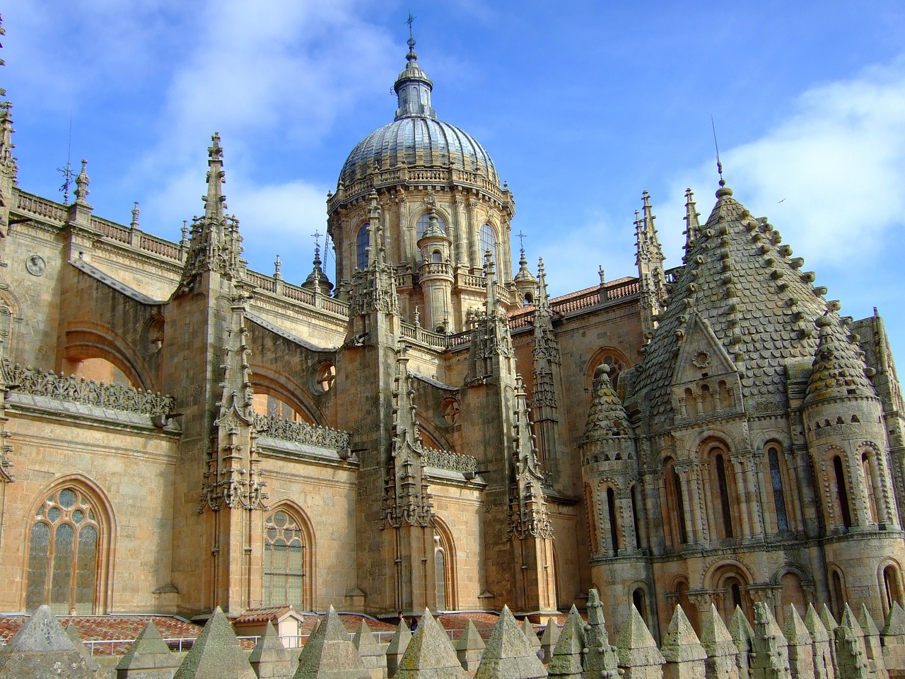 Salamanca, Ispanija, Katedra, Architektūra, Bažnyčia, Nemokamos Nuotraukos,  Nemokama Licenzija