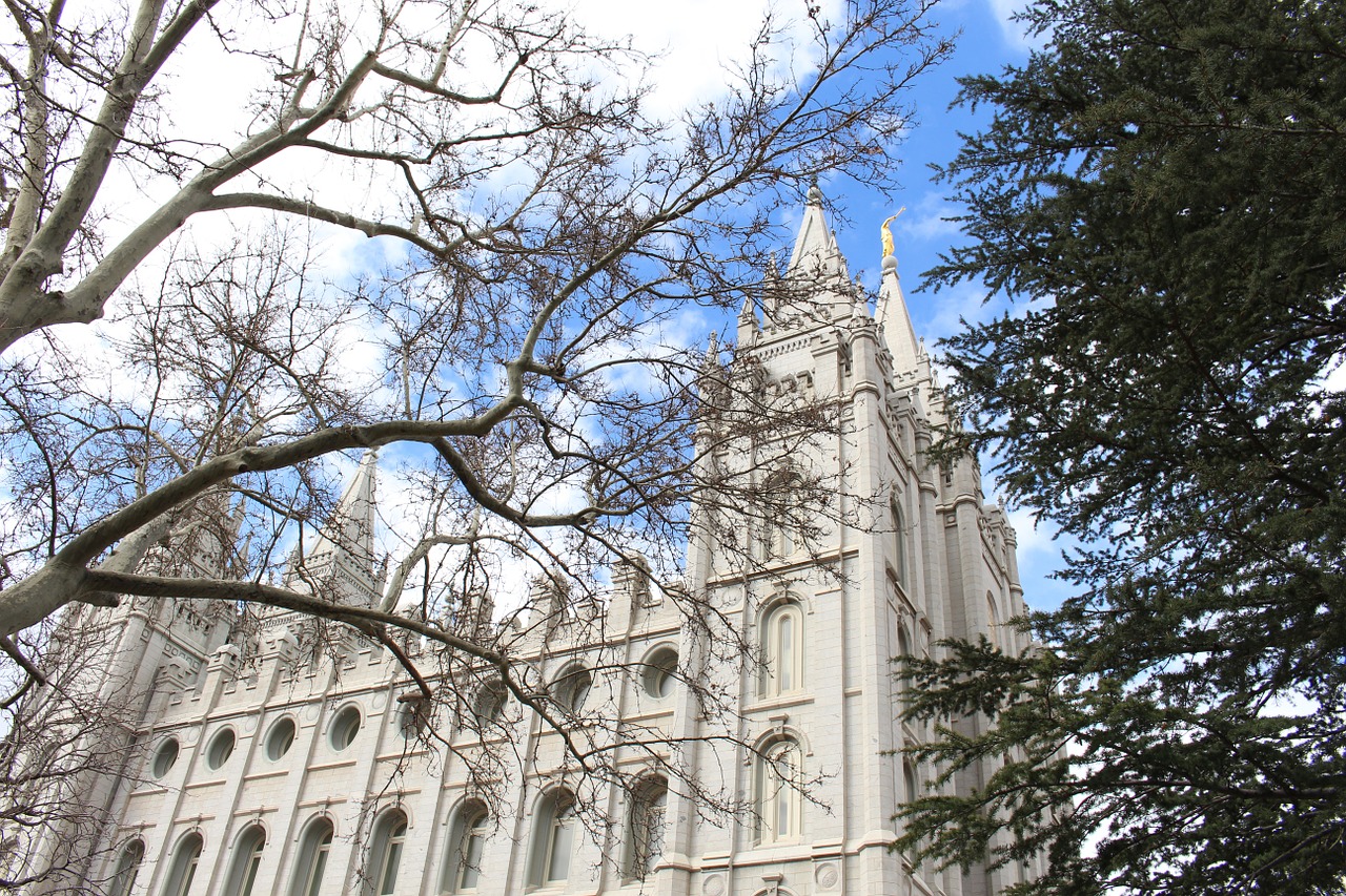 Salt Lake Miestas, Šventykla, Mormonas, Centro, Pastatas, Utah, Ežeras, Miestas, Druska, Orientyras