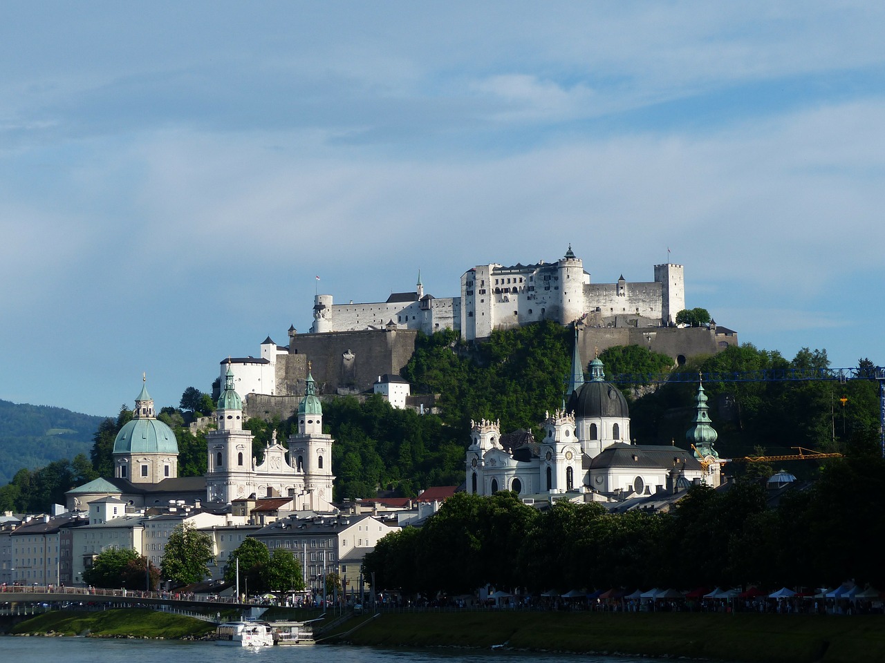 Salzburg, Senamiestis, Miestas, Istorinis Išsaugojimas, Unesco Pasaulio Paveldas, Istorinis Centras, Unesco, Pasaulio Paveldo Vieta, Hohensalzburgo Tvirtovė, Pilis