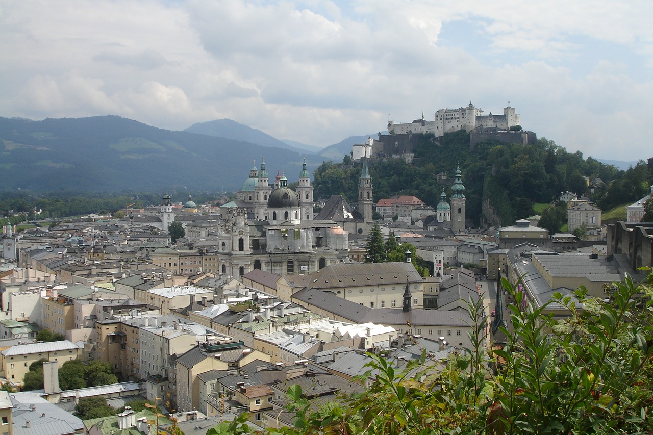 Salzburg, Austria, Tvirtovė, Orientyras, Pritraukimas, Nemokamos Nuotraukos,  Nemokama Licenzija