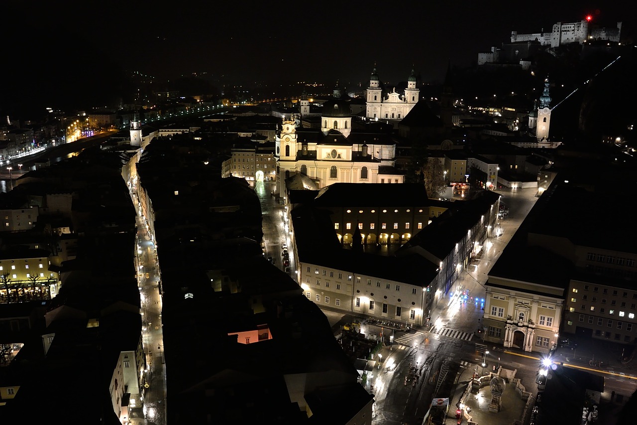 Salzburg, Austria, Mönchberg, Kolegiali Bažnyčia, Salzburgo Katedra, Getreidegasse, Hofstallgasse, Nemokamos Nuotraukos,  Nemokama Licenzija