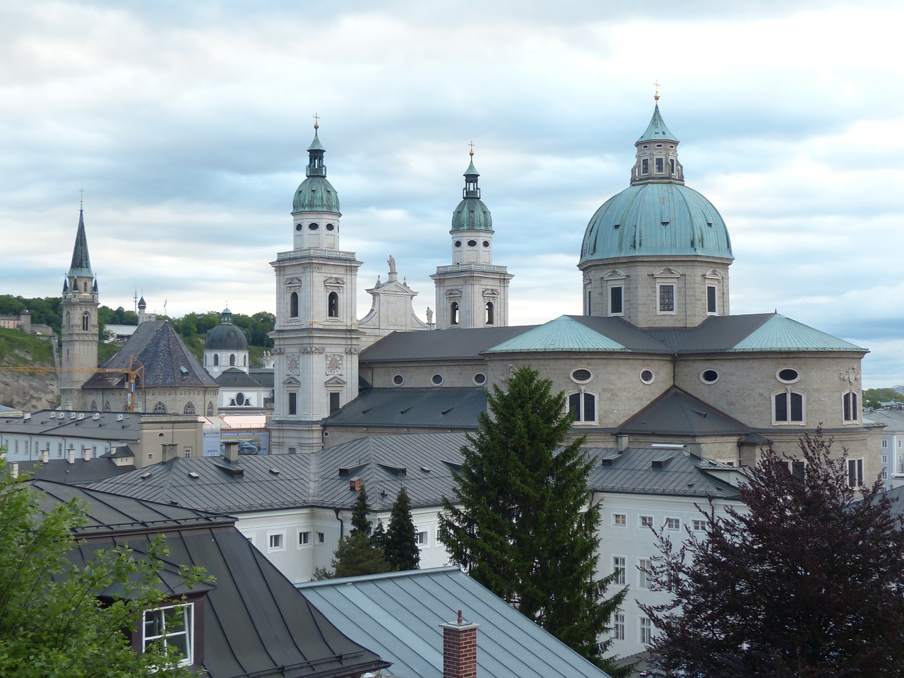 Salzburgo Katedra, Dom, Katedra, Romos Katalikų, Bažnyčia, Kupolas, Salzburgo Arkivyskupija, Italy, Salzburg, Rupert
