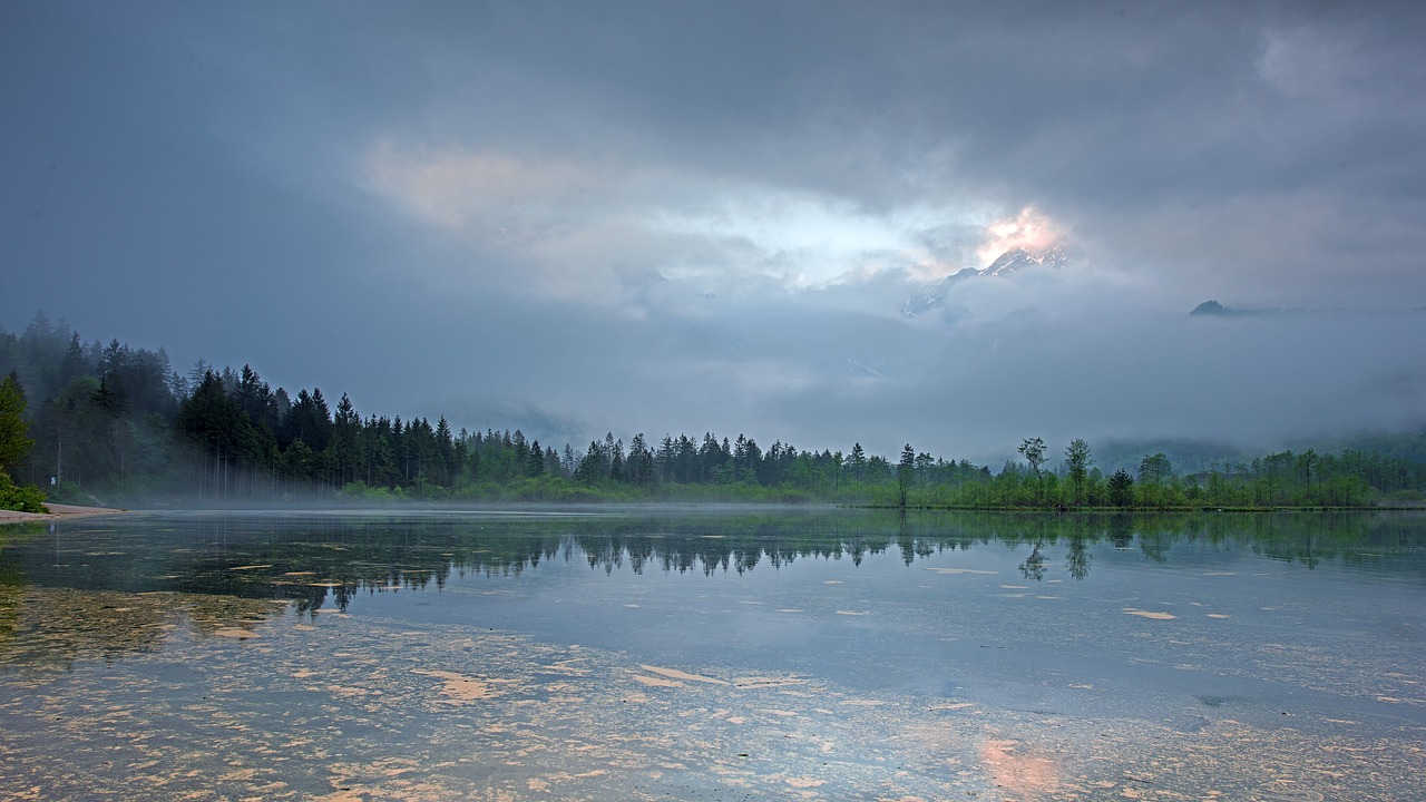 Salzkammergut,  Almsee,  Rūkas,  Vandenys,  Pobūdį,  Ežeras,  Atspindys, Nemokamos Nuotraukos,  Nemokama Licenzija