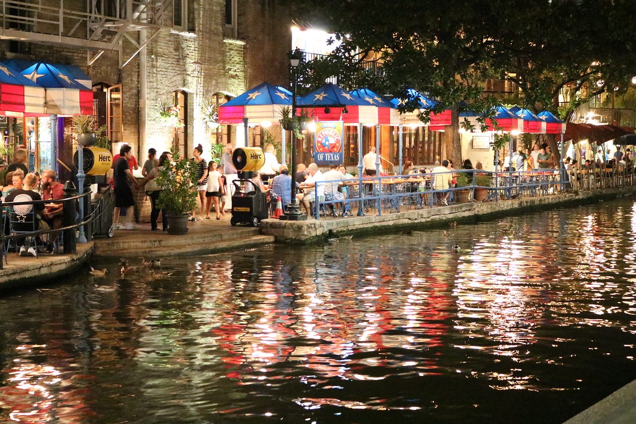 San Antonio Upės Pakrantė, Riverwalk, Texas, San Antonio, Restoranai, Takas, Nemokamos Nuotraukos,  Nemokama Licenzija