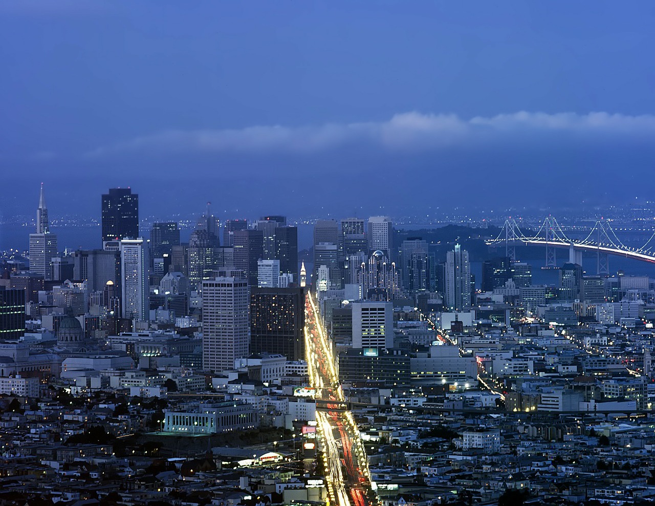 San Franciskas, Kalifornija, Miestas, Miestai, Miesto, Panorama, Pastatai, Architektūra, Dangoraižiai, Miesto Panorama