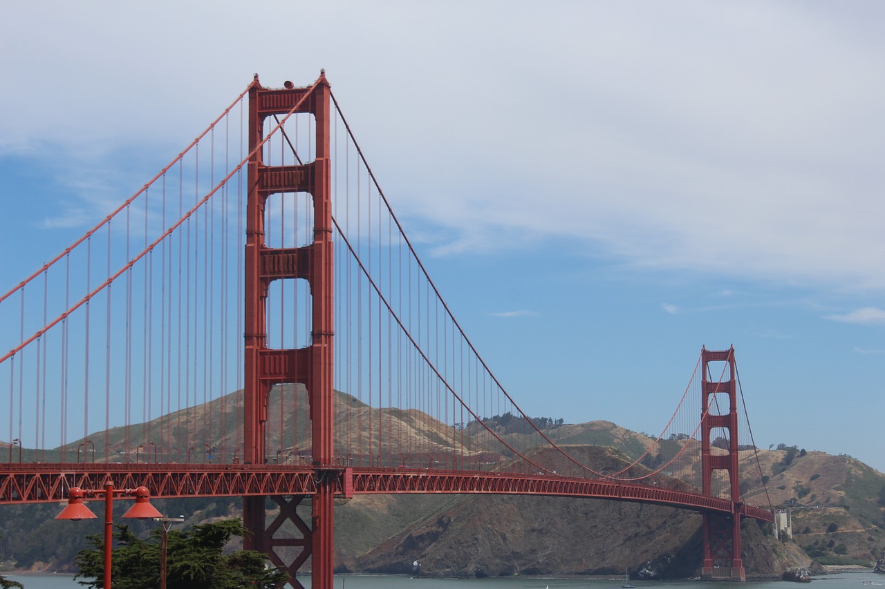San Franciskas, Auksinių Vartų Tiltas, Debesys, Tiltas, Vartai, Kalifornija, Auksinis, Nemokamos Nuotraukos,  Nemokama Licenzija
