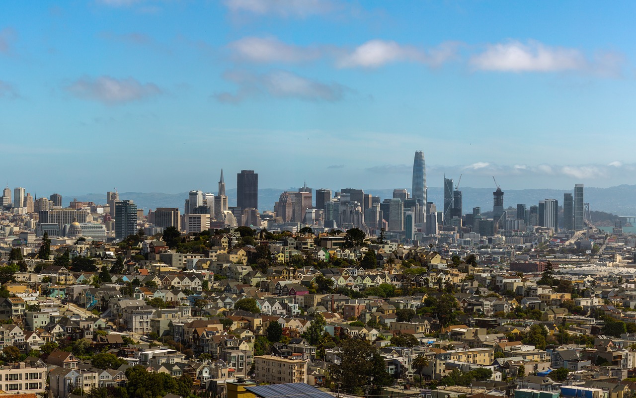 San Franciskas,  Skyline,  Miestas,  Miesto,  Miestovaizdis,  Downtown,  California,  Architektūra,  Paskirties,  Pastatai