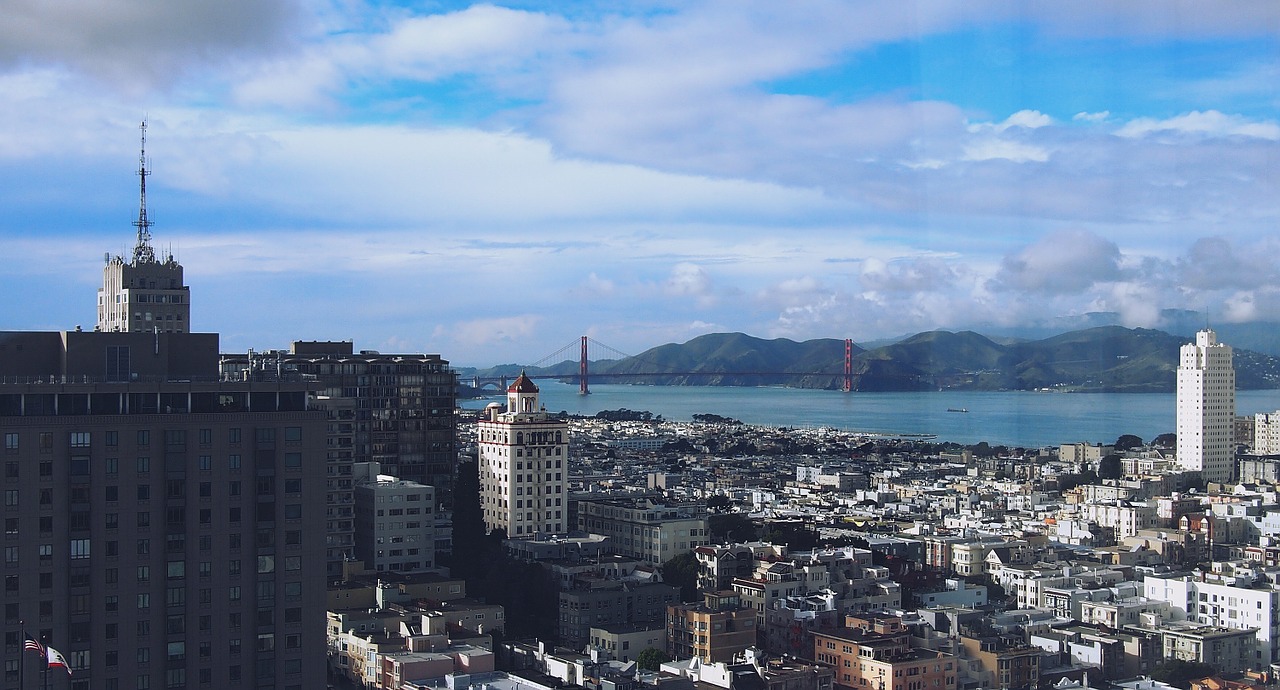 San Franciskas, Miestas, Miesto Panorama, Miesto Vaizdas, Kalifornija, Miesto, Architektūra, Pastatas, Panorama, Centro