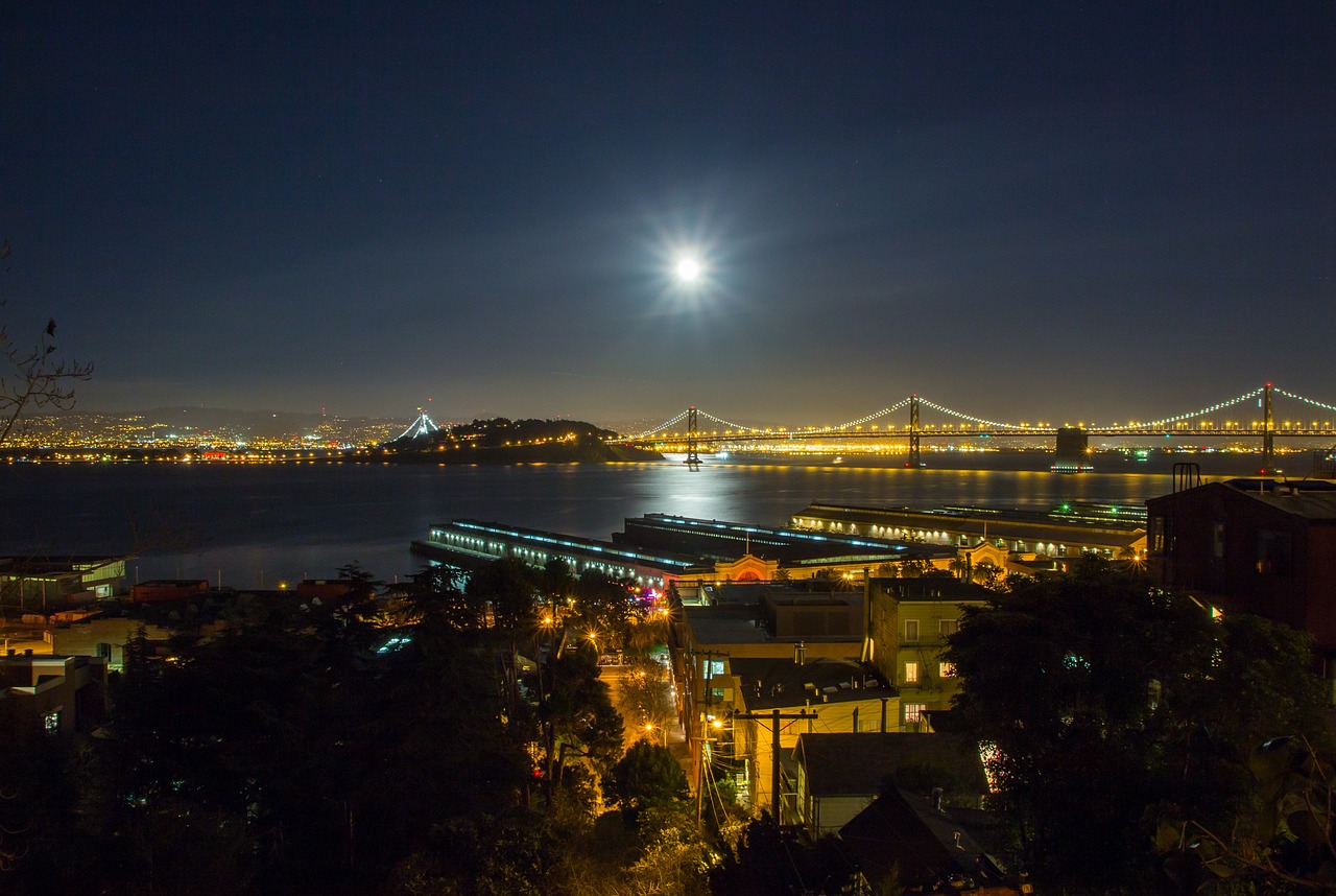 San Franciskas, Oaklando Įlankos Tiltas, Oklando Įlankos Tiltas, Kalifornija, Nemokamos Nuotraukos,  Nemokama Licenzija