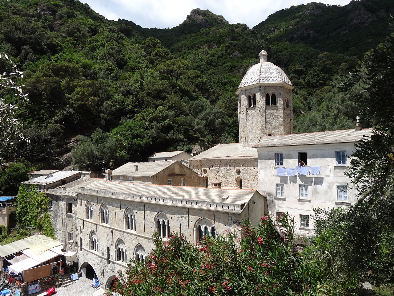 San Fruttuoso, Ligurija, Italy, Vienuolynas, Nemokamos Nuotraukos,  Nemokama Licenzija