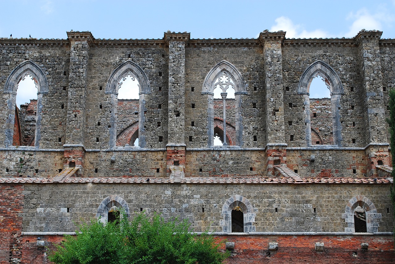 San Galgano, Toskana, Italy, Paliktas, Abatija, Šablonas, Riteriai, Kryžiaus Žygiai, Siena, Senovės