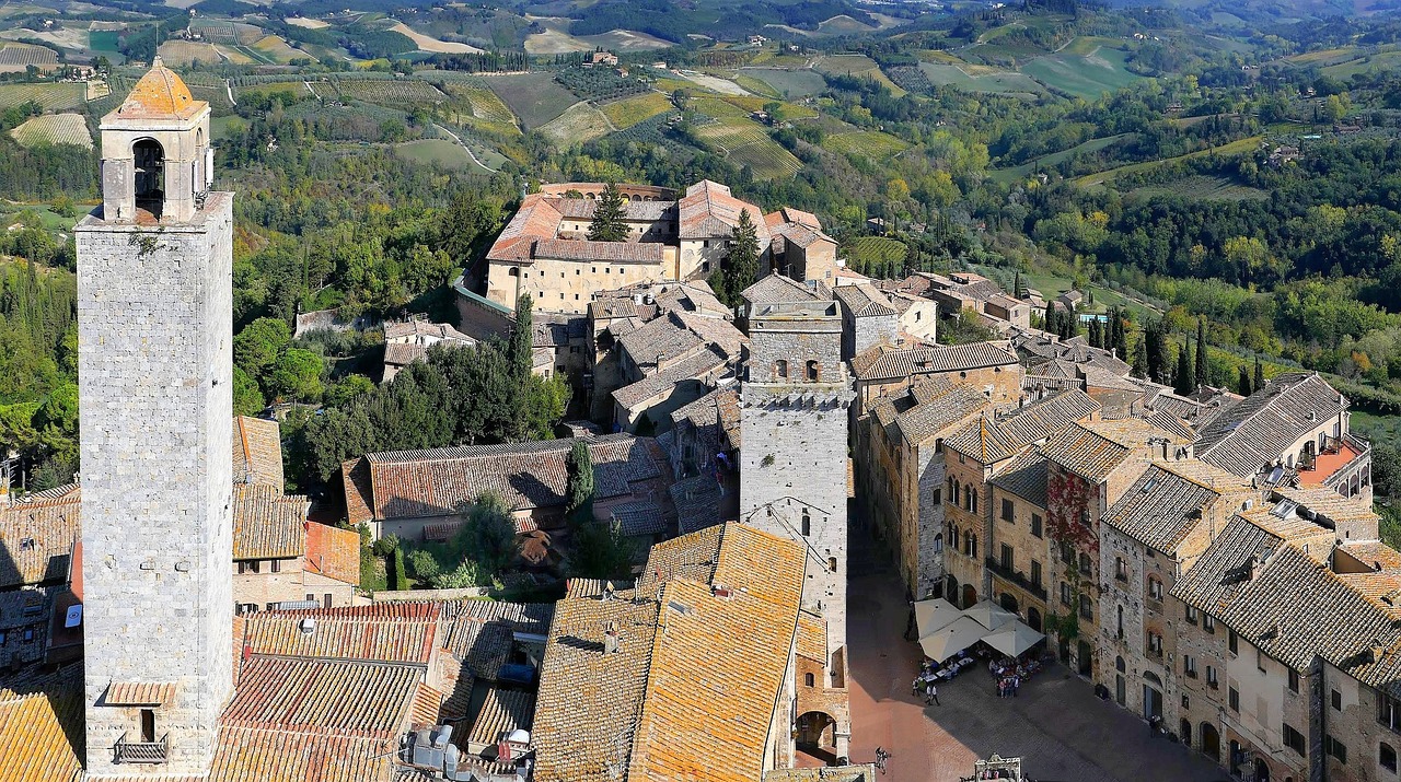 San Gimignano, Viduramžių, Toskana, Italy, Bokštas, Architektūra, Miestas, Nemokamos Nuotraukos,  Nemokama Licenzija