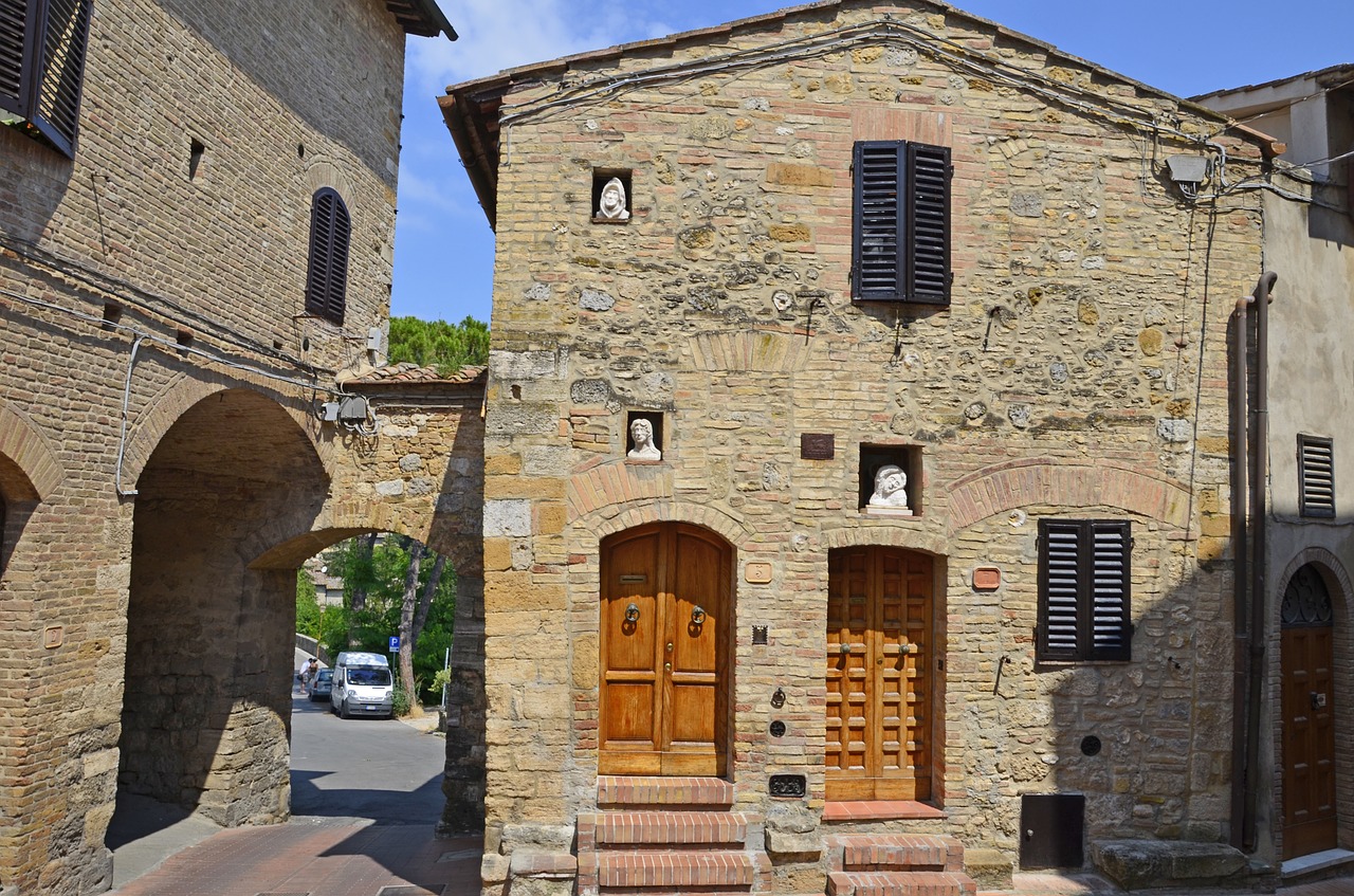 Toskana,  San Gimignano,  Italy,  Architektūra, Nemokamos Nuotraukos,  Nemokama Licenzija