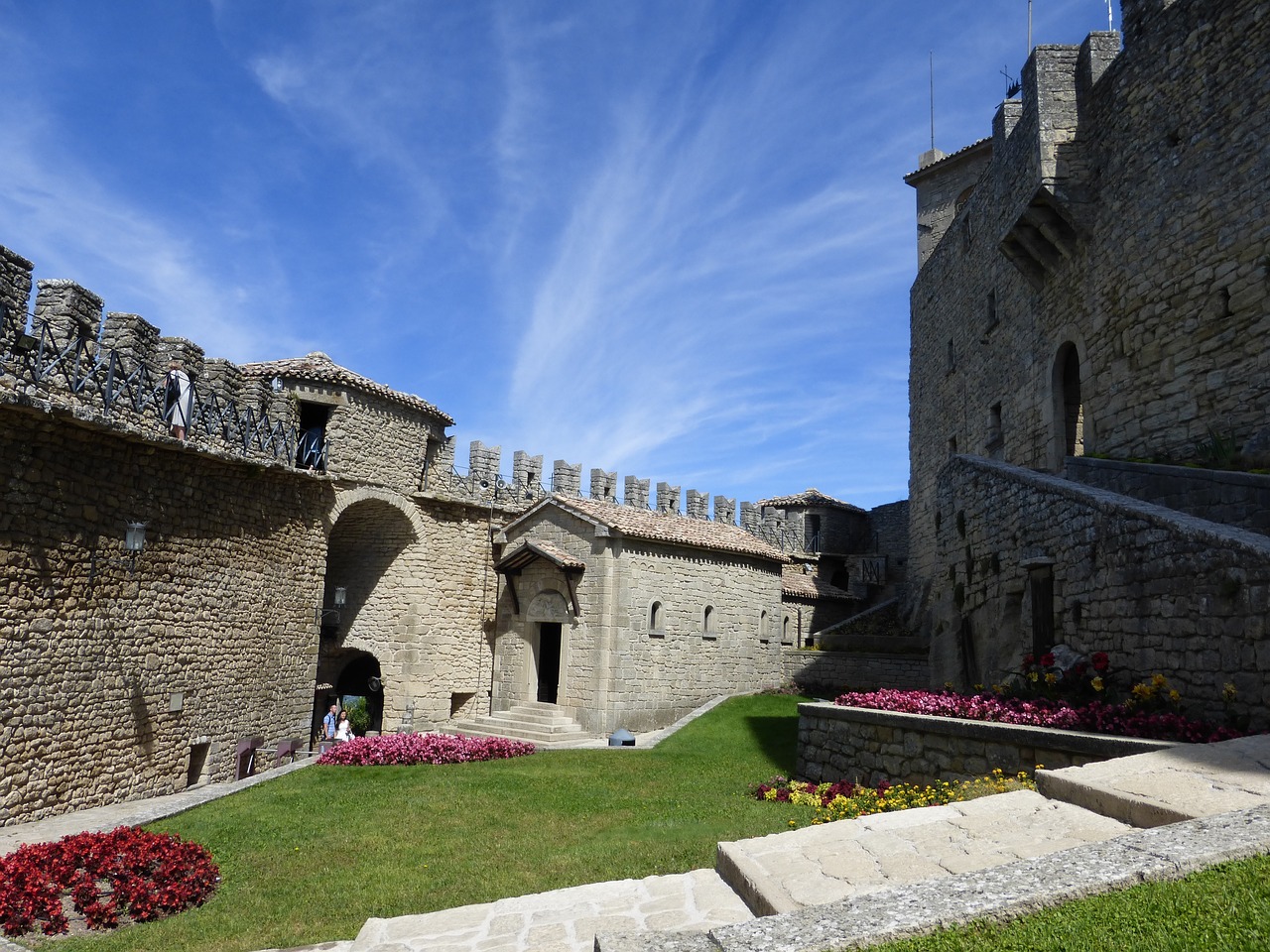 San Marino, Pilis, Sienos, Architektūra, Pastatai, Tvirtovė, Tvirtovė, Citadelė, Bokštas, Nemokamos Nuotraukos
