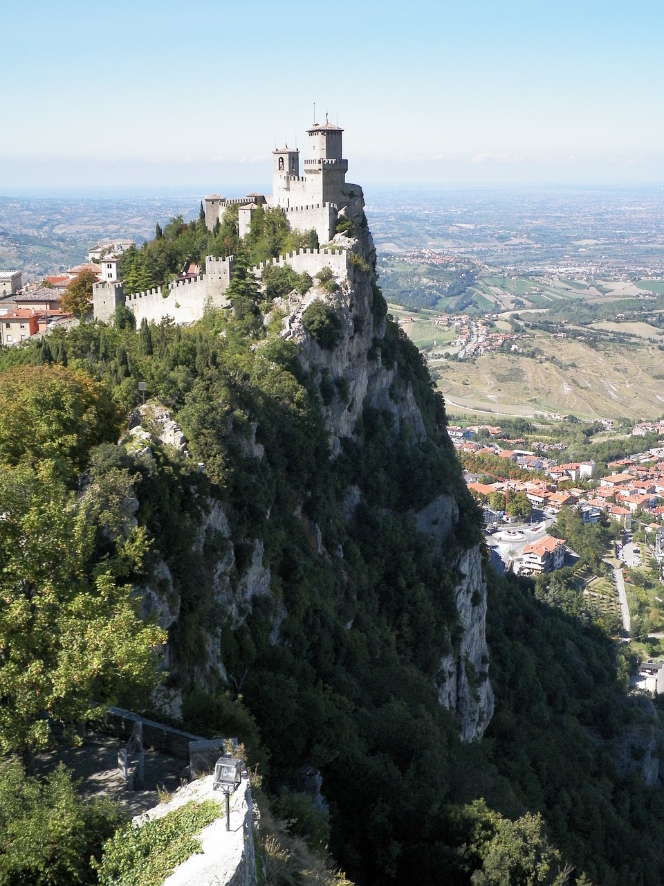 San Marino, Pilis, San, Marino, Ispanų, Bokštas, Architektūra, Italy, Europa, Pastatas
