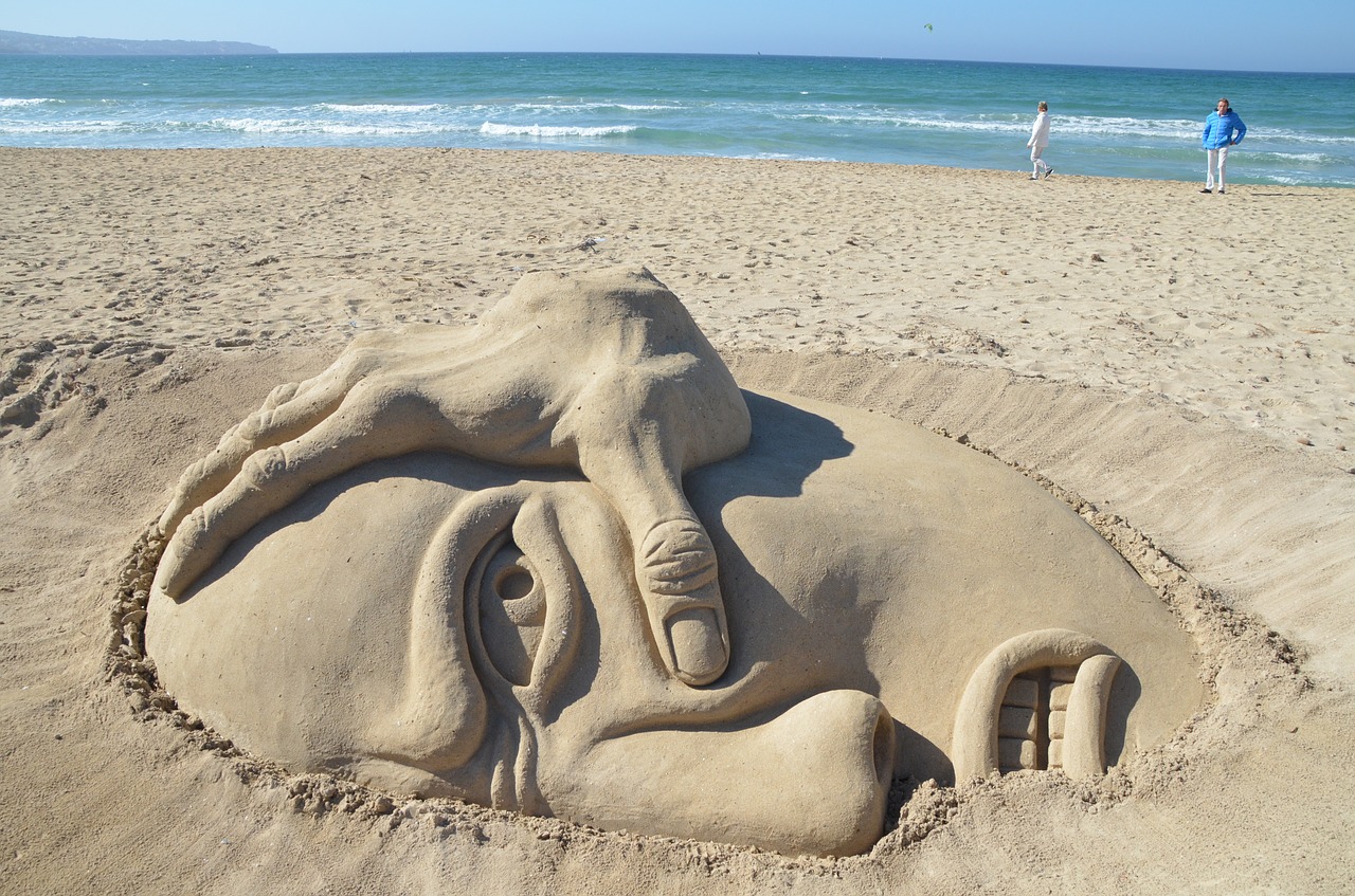Smėlio Paplūdimys Menas, Meno Kūriniai, Smėlio Skulptūra, Nemokamos Nuotraukos,  Nemokama Licenzija