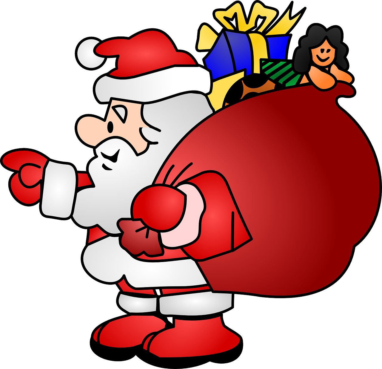 Santa, Vyras, Noel, Kalėdų Senelis, Kalėdos, Barzda, Asmuo, Dovanos, Raudona, Nikolas
