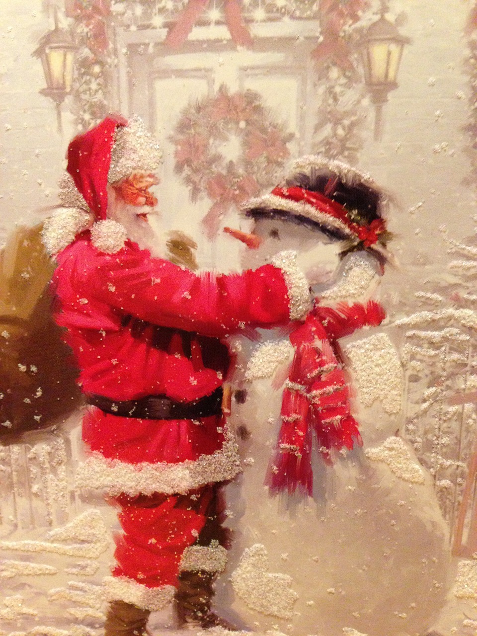 Santa, Kalėdos, Sniego Senis, Žiema, Šventė, Xmas, Claus, Raudona, Sezonas, Gruodžio Mėn .