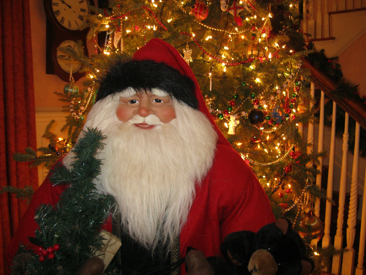 Kalėdų Senelis, Kalėdos, Linksmas, X-Mas, Santa, Claus, Šventė, Gruodžio Mėn ., Sezoninis, Apdaila