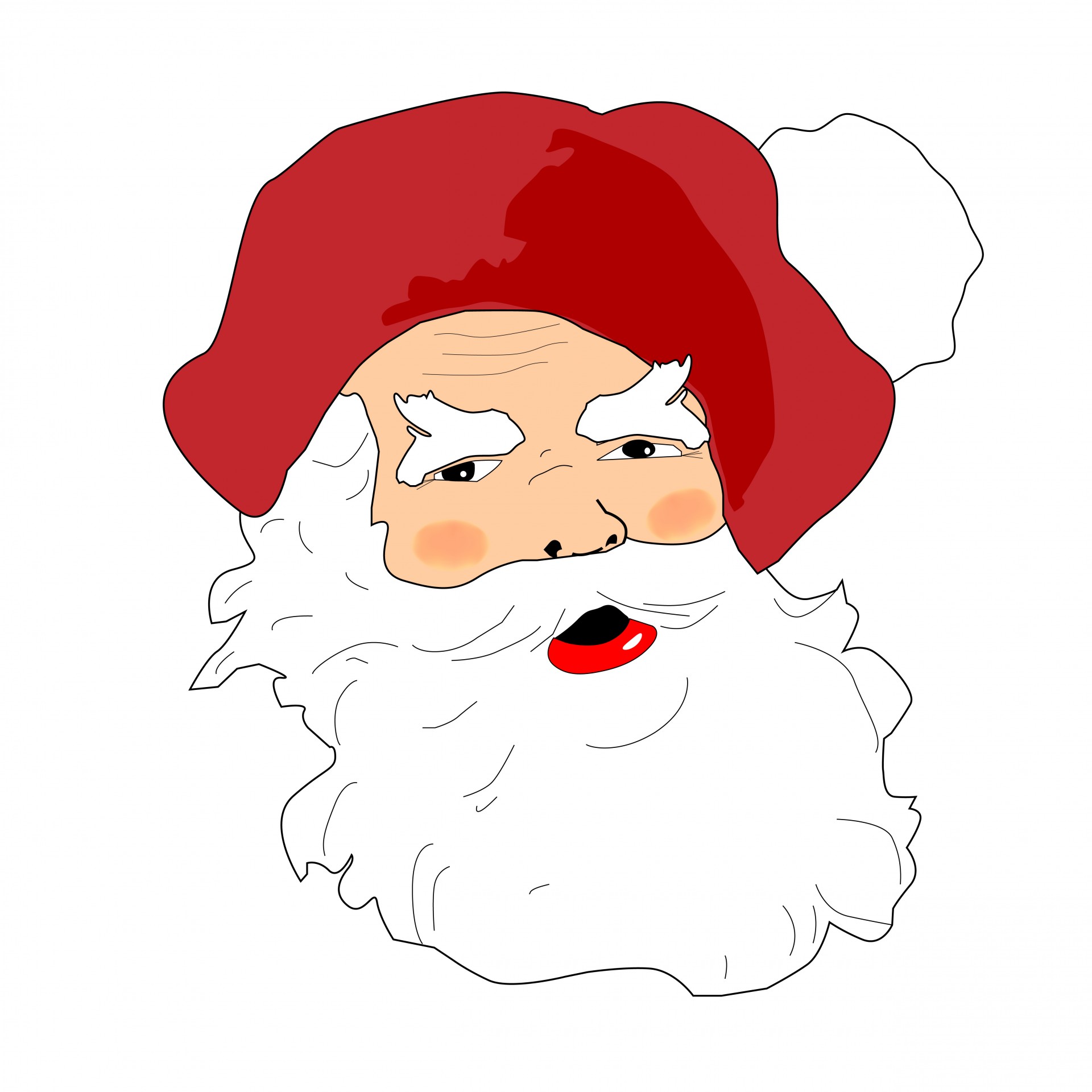 Santa,  Santa & Nbsp,  Claus,  Tėvas & Nbsp,  Kalėdos,  Kalėdos,  Veidas,  Charakteris,  Vintage,  Įnoringas