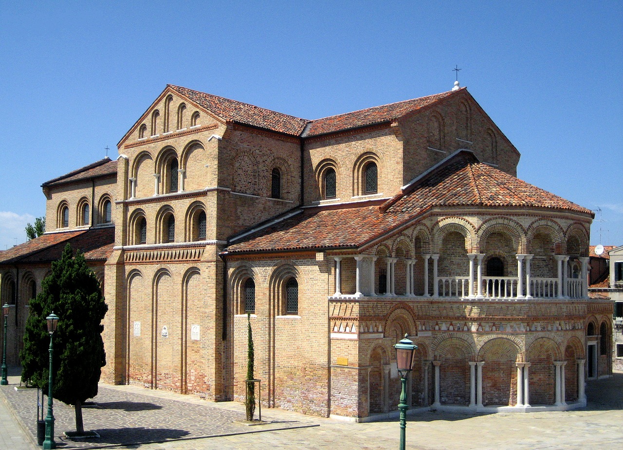 Santa Maria E San Donato, Murano, Italy, Byzantine, Bažnyčia, Architektūra, Ispanų, Pastatas, Orientyras, Katalikų