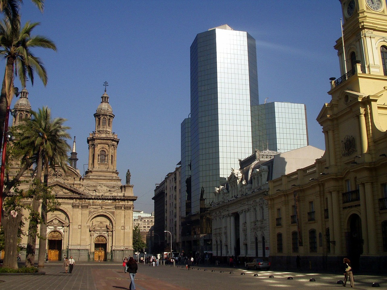 Santiago, Miestas, Centras, Dangoraižis, Prekyvietė, Čile, Nemokamos Nuotraukos,  Nemokama Licenzija