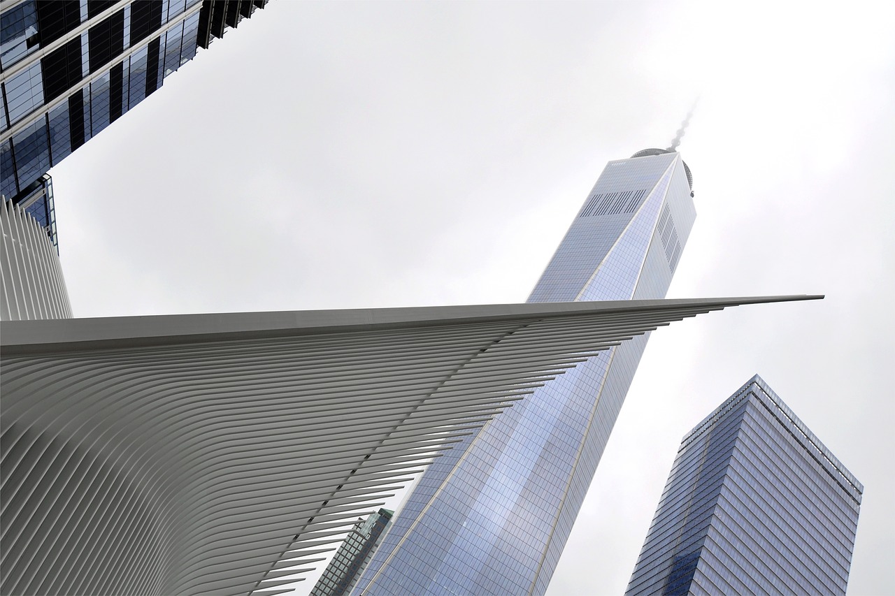 Santiago Calatrava, Architektūra, Dizainas, Pastatas, Šiuolaikiška, Futuristinis, Avangardo, Niujorkas, Niujorkas, Vienas Pasaulio Prekybos Centras