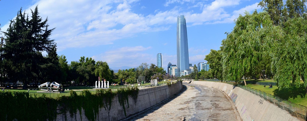 Santiago De Chile, Mapocho Upė, Skulptūrų Parkas, Costanera Centras, Nemokamos Nuotraukos,  Nemokama Licenzija