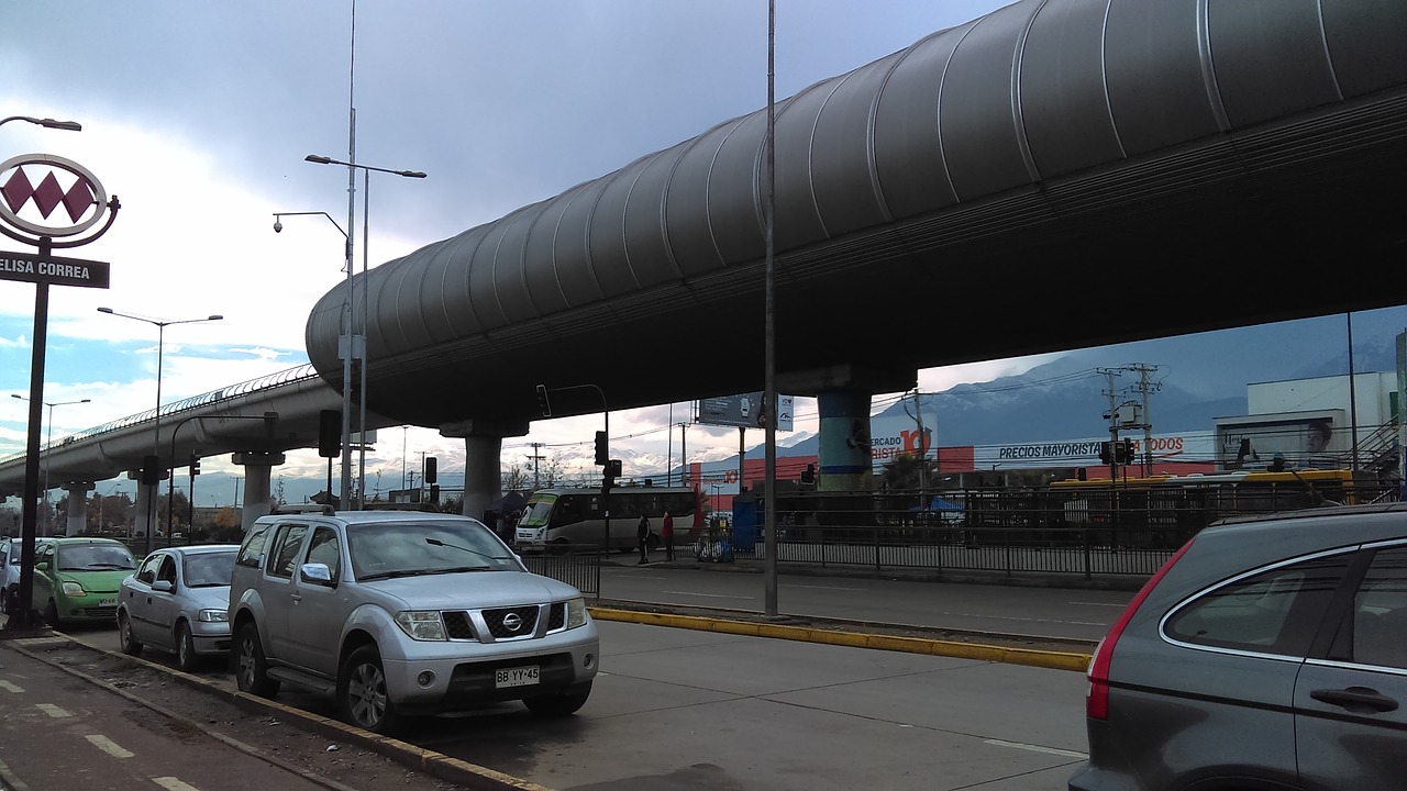 Santiago De Chile, Čile, Santiago, Didelis Tiltas, Santiago Metro, Nemokamos Nuotraukos,  Nemokama Licenzija