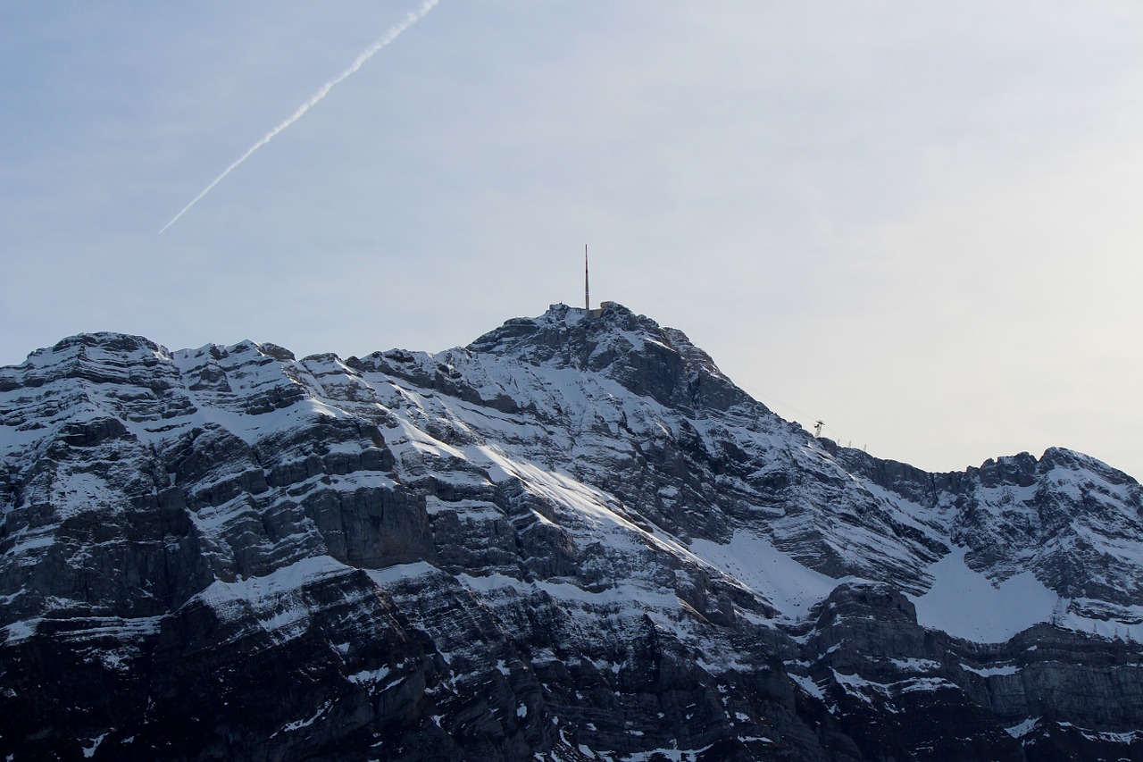 Säntis, Kalnai, Alpstein, Swiss Alps, Rokas, Sniegas, Alpių, Nemokamos Nuotraukos,  Nemokama Licenzija