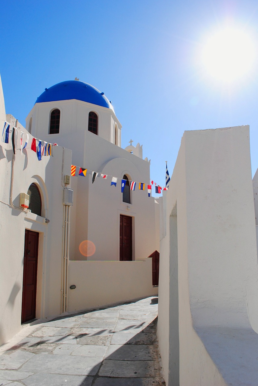 Santorini, Graikija, Graikų Kalba, Sala, Kelionė, Atostogos, Europa, Oia, Turizmas, Jūra