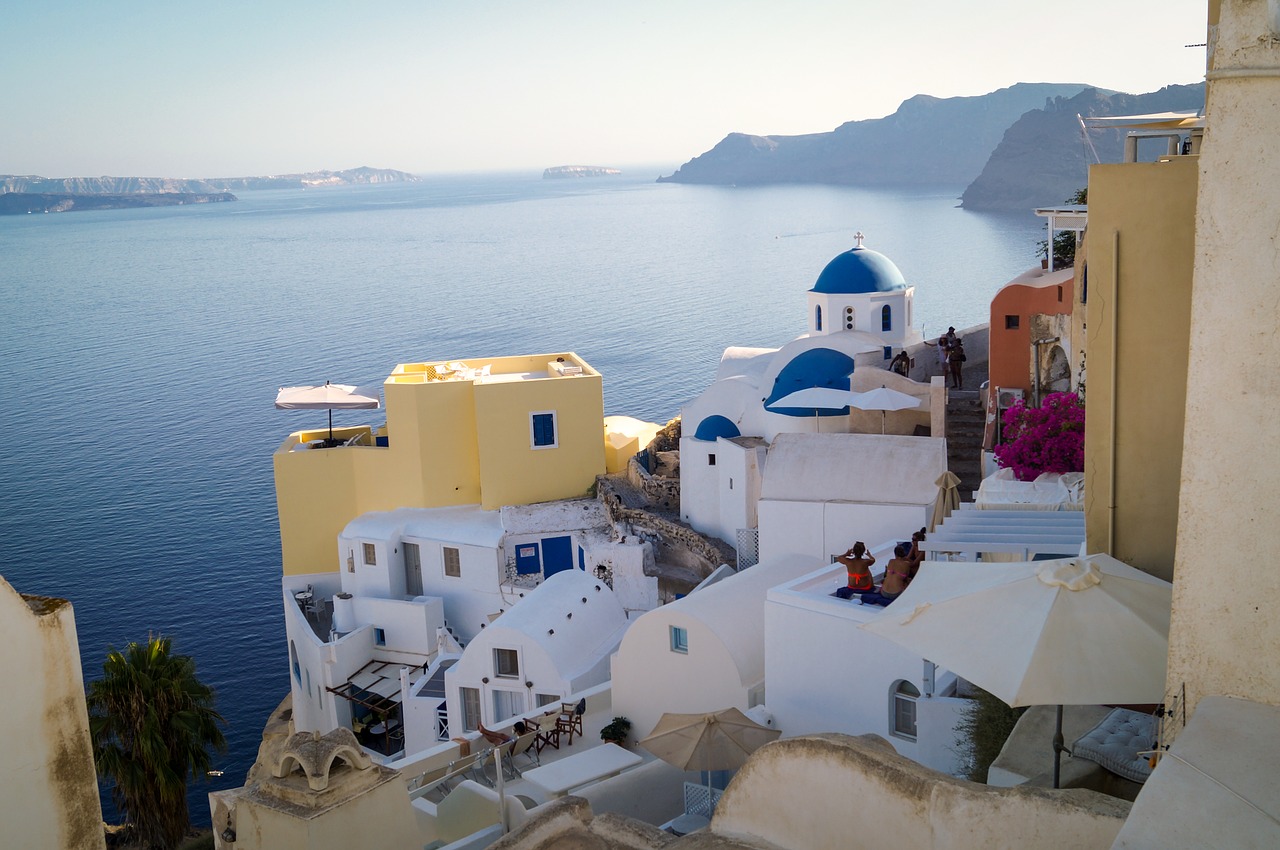 Santorini, Kraštovaizdis, Graikija, Sala, Jūra, Europa, Romantiškas, Nemokamos Nuotraukos,  Nemokama Licenzija
