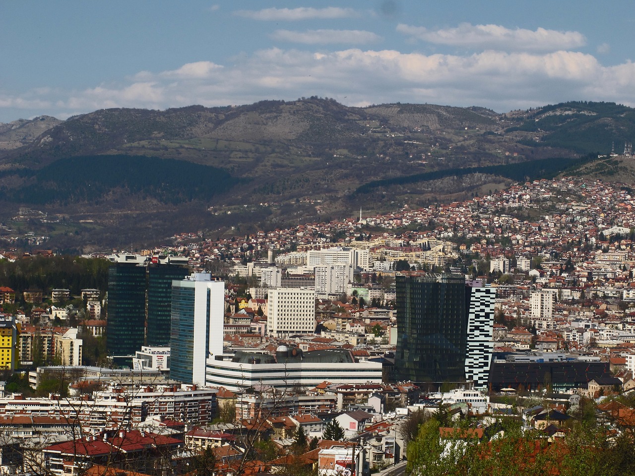 Sarajevo, Bosnija, Bosnija Ir Hercegovina, Scc, Velykų Europa, Vraca, Vraca Memorialinis Parkas, Panorama, Miestas, Europa