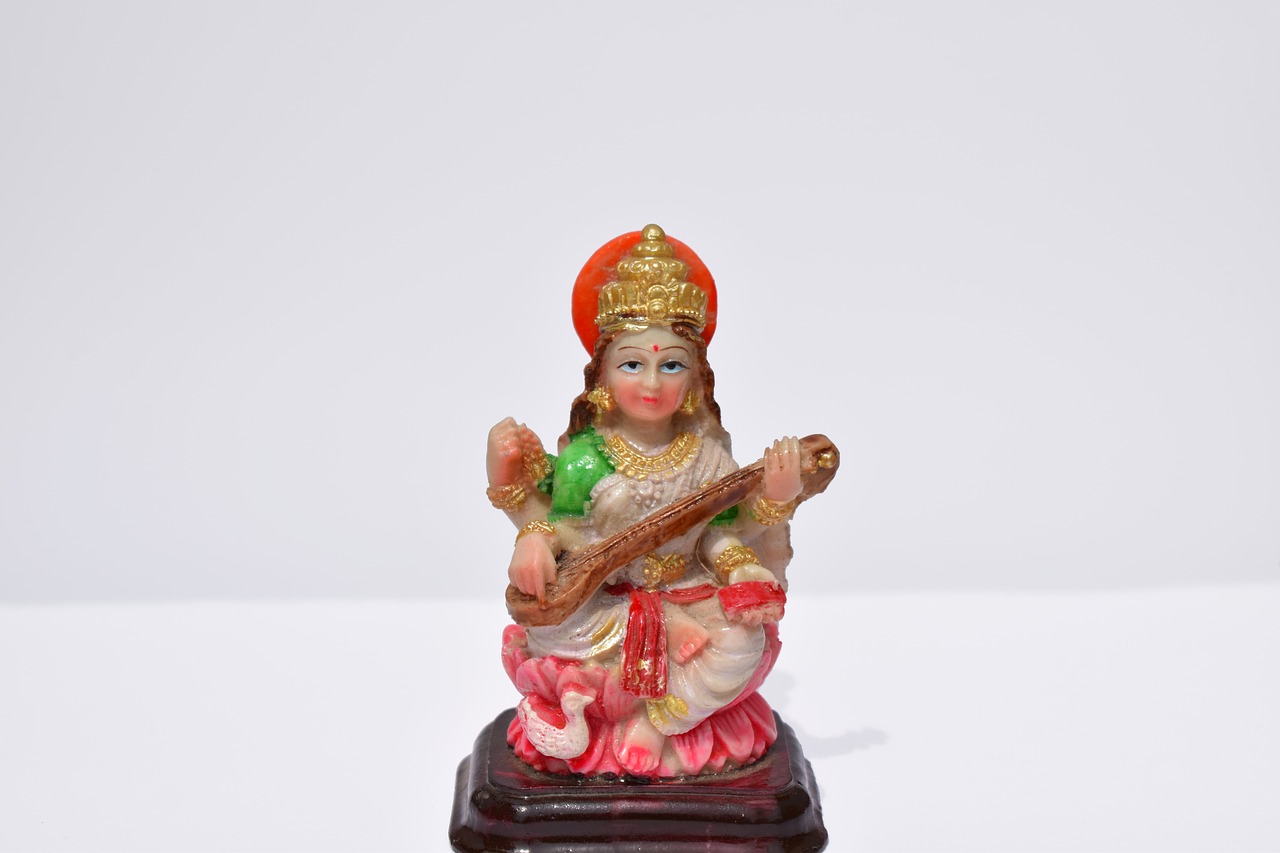 Saraswati, Indijos Deivė, Hindu Religija, Nemokamos Nuotraukos,  Nemokama Licenzija