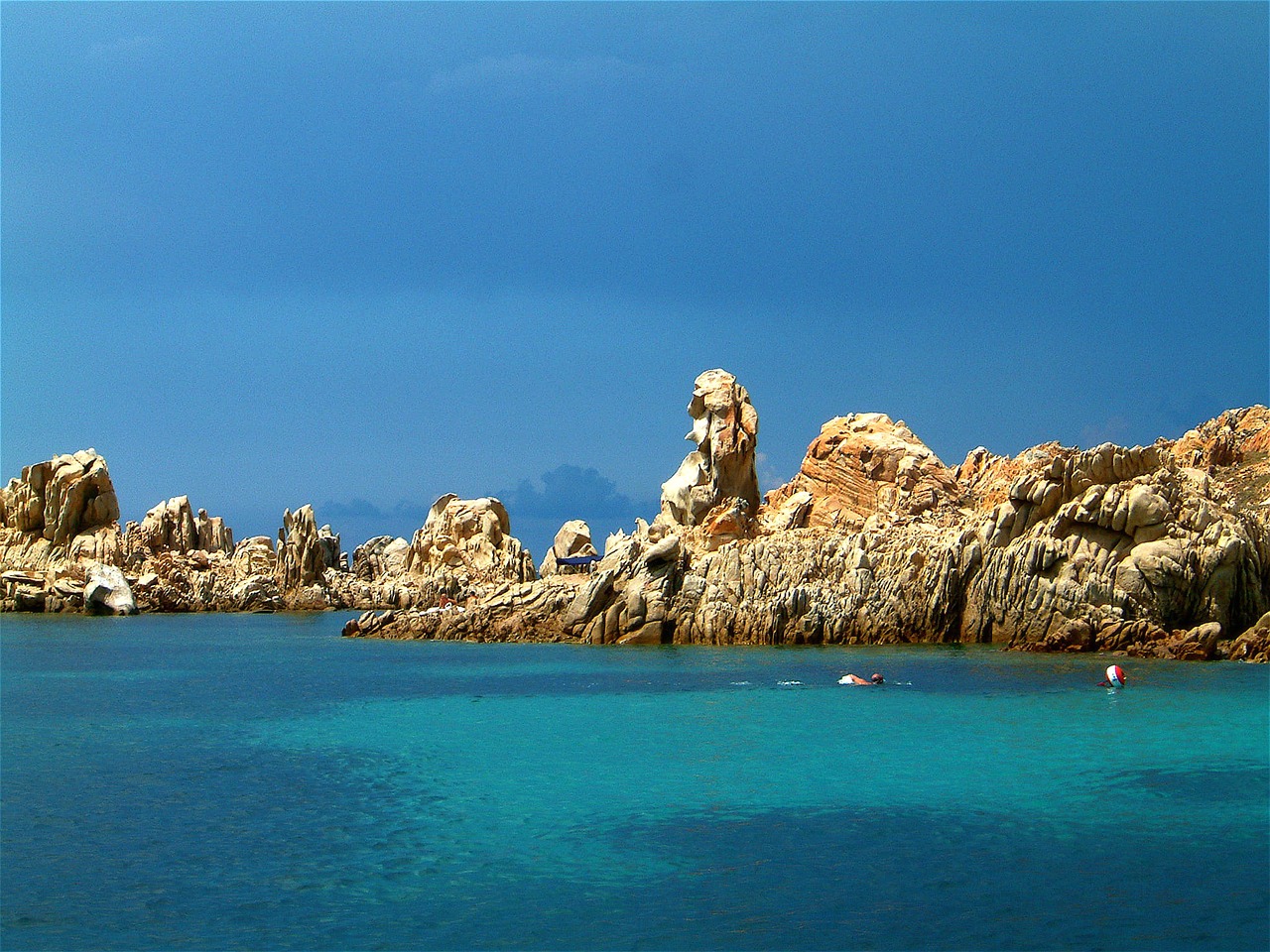 Sardinija, Isola Razzoli, Costa Smeralda, Viduržemio Jūros, Italy, Idilinis, Akmenys, Jūros Dugnas, Archipelagas, Pakrantė