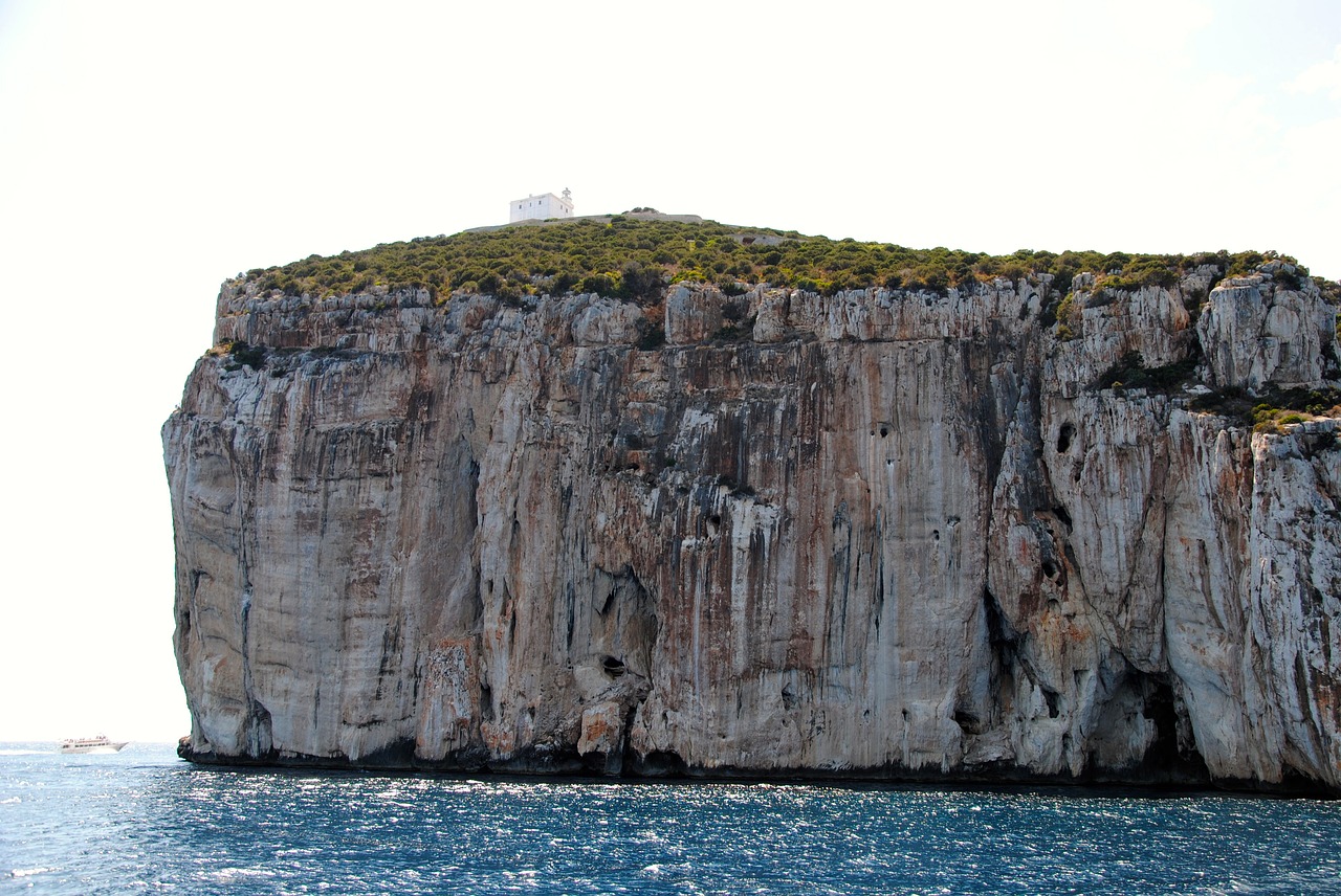 Sardinija, Alghero, Viduržemio Jūra, Uolos, Uolos, Kalnas, Vasara, Jūra, Vanduo, Akmuo