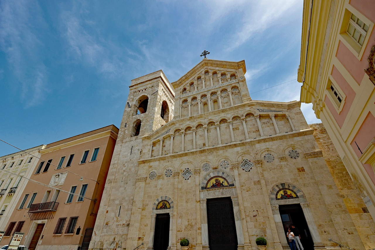 Sardinija,  Kaljaris,  Santa Maria Katedra,  Istorinis Centras, Nemokamos Nuotraukos,  Nemokama Licenzija