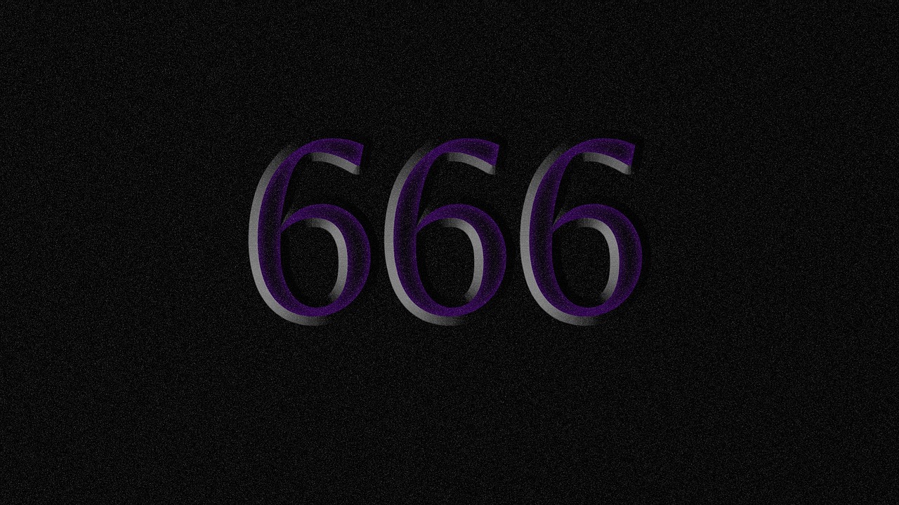 Satanas, Numeris, Žvėrys, Velnias, Magija, Numerologija, 666, Nemokamos Nuotraukos,  Nemokama Licenzija