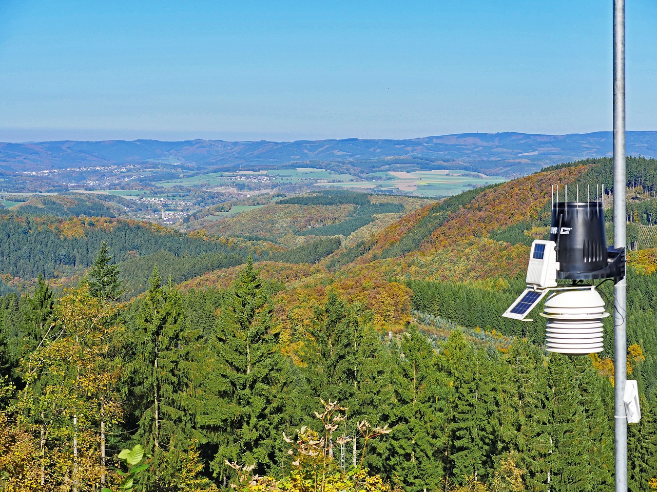 Sauerland, Panorama, Spalio Mėn, Kraštovaizdis, Tolimas Vaizdas, Gamta, Miškas, Highlands, Kalnų Šalis, Šiaurės Reinas