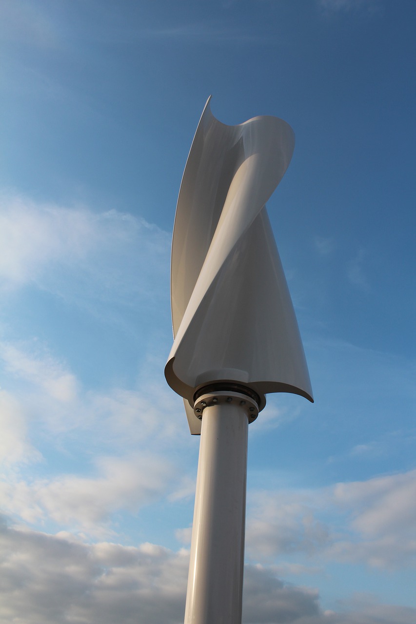 Savonius Rotorius, Vertikali Vėjo Jėgainė, Reklamos Vėjo Sistema, Nemokamos Nuotraukos,  Nemokama Licenzija