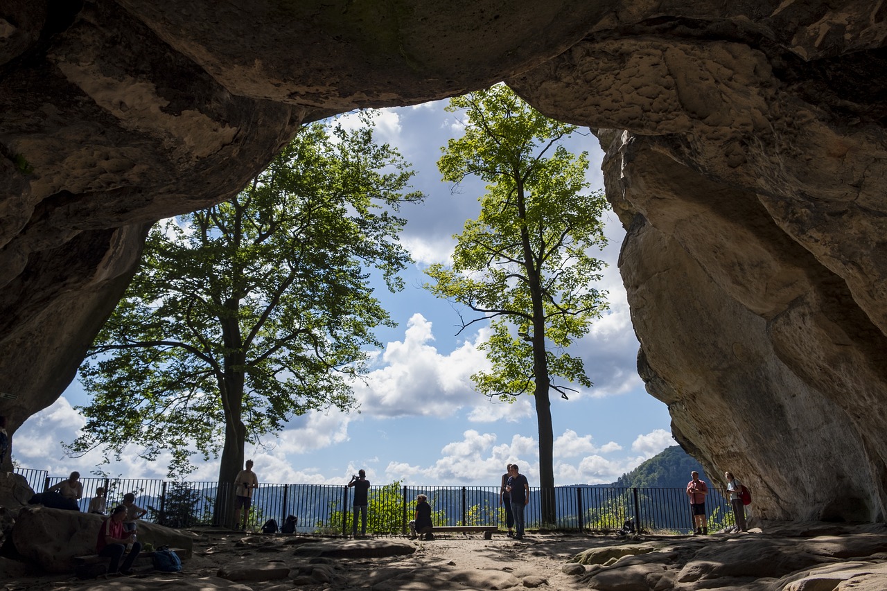 Saksonijos Šveicarija, Saksonijos Šveicarija, Saksonija, Karvės, Felsentor, Rokas, Praėjimas, Tikslas, Skylė, Kalnai