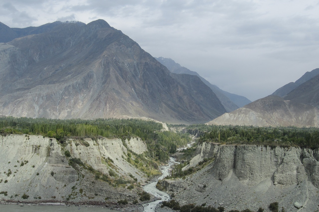 Scena, Peizažas, Pakistanas, Vaizdas, Kraštovaizdis, Kalnai, Upė, Nemokamos Nuotraukos,  Nemokama Licenzija