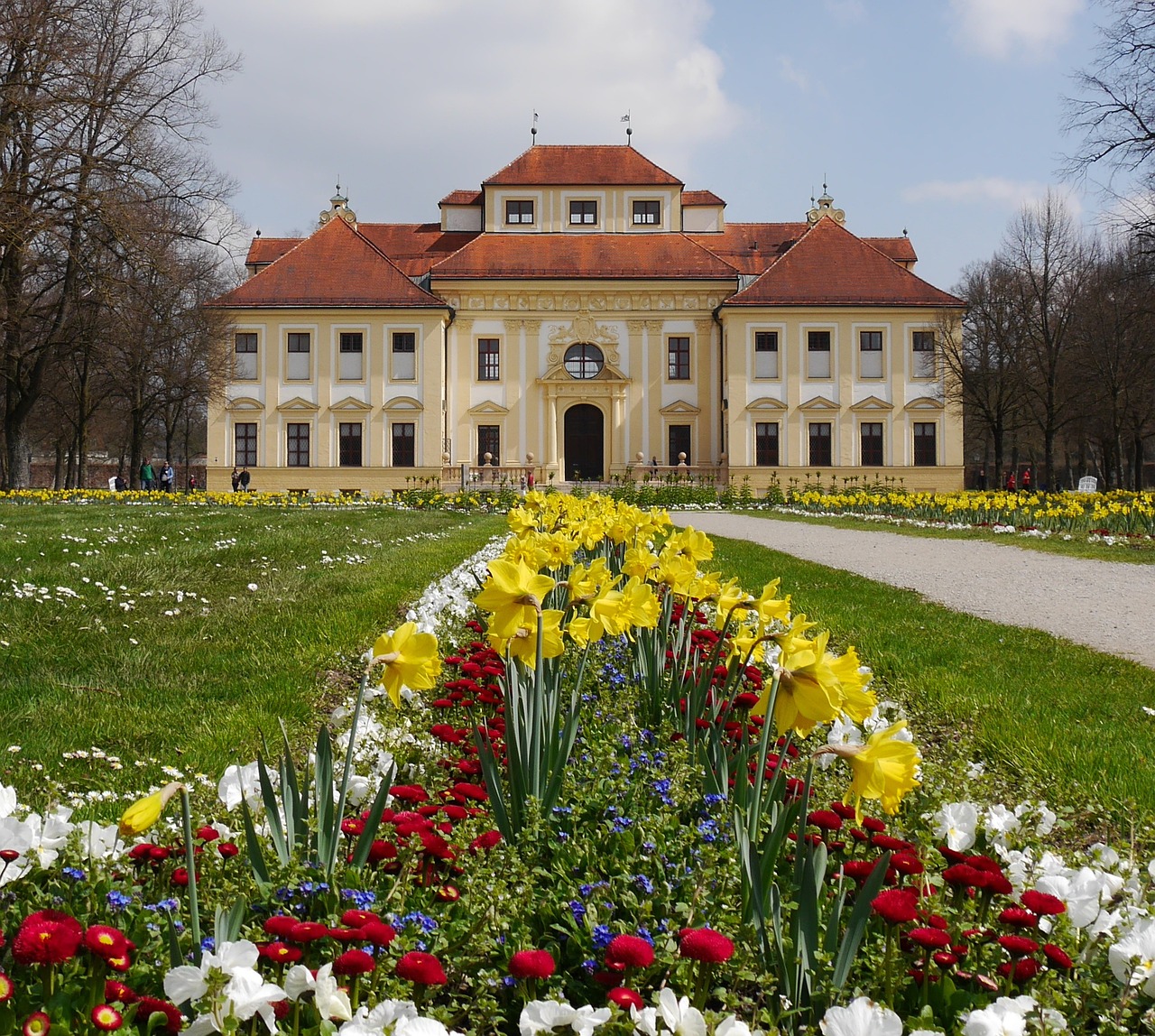 Schleißheim, Pilis, Pavasaris, Gėlės, Nemokamos Nuotraukos,  Nemokama Licenzija