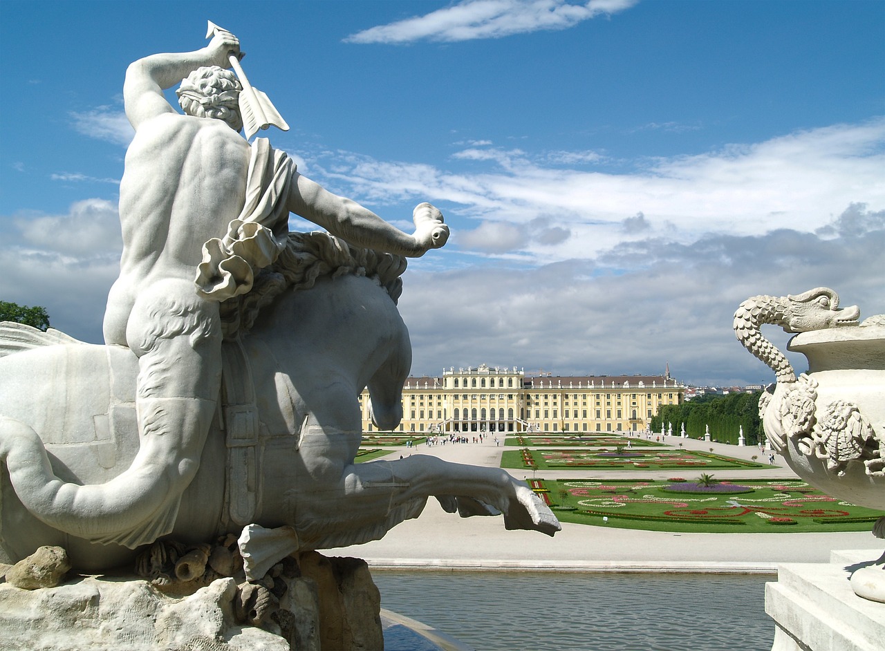 Schloß Schönbrunn, Vienna, Austria, Pastatas, Orientyras, Skulptūra, Rūmai, Nemokamos Nuotraukos,  Nemokama Licenzija